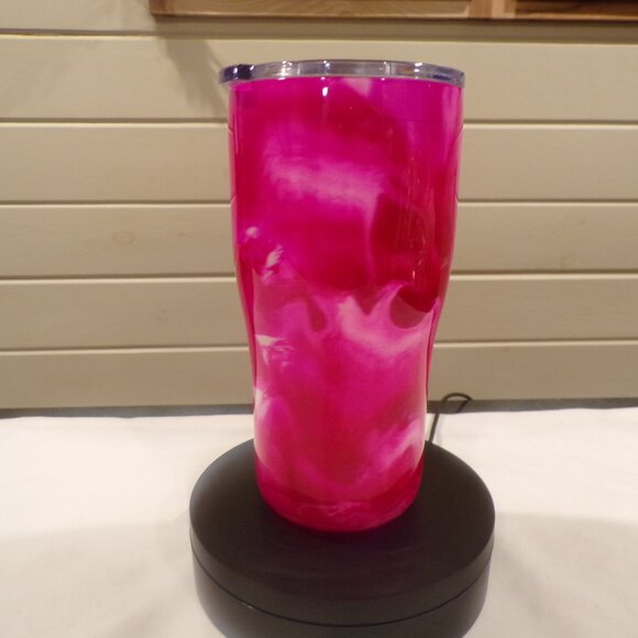 Pretty in Pink Drink Tumbler, SS Double Wall Insulated, Gift for She Her - Picture 4 of 8